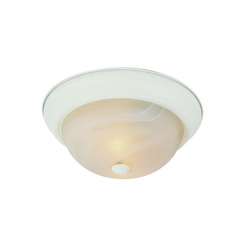 FLUSHMOUNT 2 LTS WHITE